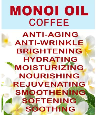 Botanical Beauty MONOI OIL COFFEE. Frangipani flowers in Coconut Oil with Coffee aroma. 100% Natural Pure for FACE SKIN BODY HAIR NAILS. Luxury Beauty Oil (1 Fl Oz 30 ml) 1 Fl Oz (Pack of 1) - Buy Online on GoSupps.com