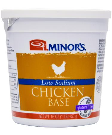 Minor's Chicken Base, Low Sodium, 16 Ounce