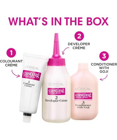 L'Oreal Paris Casting Cr me Gloss Coloring 360 Black Cherry - Pack of 3 - Buy Online on GoSupps.com