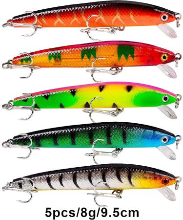 BAIKALBASS Bass Fishing Lures Kit Set - Topwater Hard Baits, Minnow, Crankbait, Pencil, VIB, Swimbait - 43pcs for Bass Pike in Saltwater & Freshwater - Buy Online on GoSupps.com