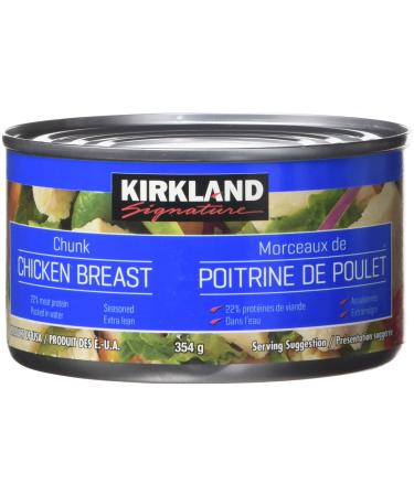 Kirkland Signature chicken breast, packed in water, premium chunk, 6 12.5-ounce cans 12.5 Ounce (Pack of 6) - Buy Online on GoSupps.com