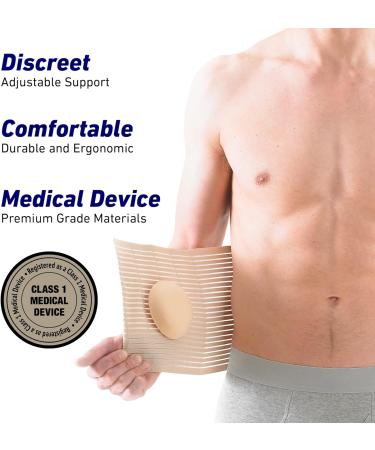 Neo-G Hernia Belt for Men and Women - Upper Abdominal & Umbilical Hernia Support - Breathable, Adjustable XXL Size - Buy Online on GoSupps.com