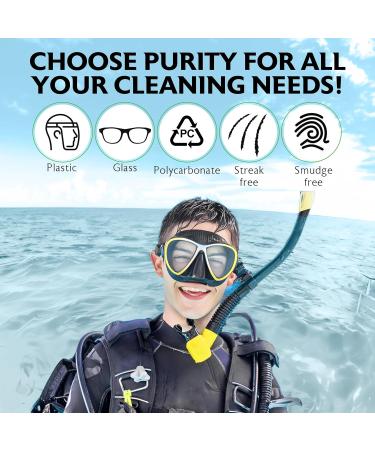 Purity Fog Stopper & Lens Cleaner Spray - Anti Fog Solution for Glasses Goggles & Masks - 2oz Fog Blocker & Anti-Static Cleaner - Buy Online on GoSupps.com