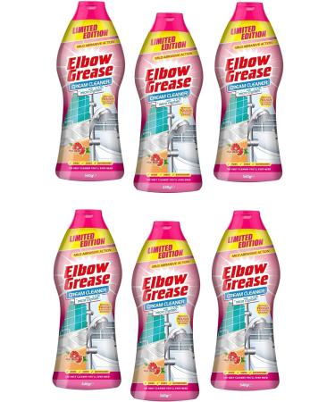 6 x Elbow Grease Cream Cleaner Pink Blush Mild Abrasive All Purpose Household Cleaner 540g - Buy Online on GoSupps.com