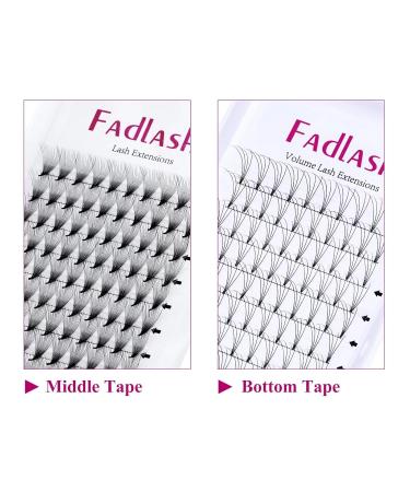 Premium 16D 0.07mm D Curl 13mm Premade Russian Fan Eyelashes | High-Quality Easy Application - Buy Online on GoSupps.com