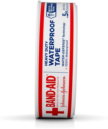 Band-Aid Waterproof First Aid Tapes 1/2 Inch x 10 yds (Pack of 6) - Buy Online on GoSupps.com