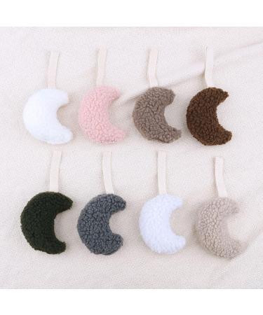 Fuzyxih Plush Pacifier Chain & Clip - Stylish Anti-Loss Nipple Holder & Moon Ornament for Baby Accessories - Buy Online on GoSupps.com