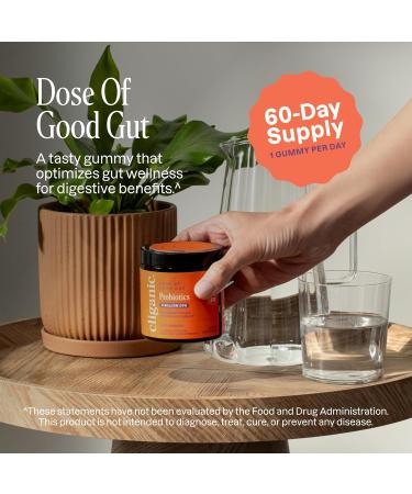 Cliganic Probiotics Gummies for Women & Men Promotes Digestive Gut Health (5 Billion CFU 60-Day Supply) - Gluten-Free Kosher Vegan Non-GMO Microbiome Balance Berry Flavor 60 Count (Pack of 1) - Buy Online on GoSupps.com