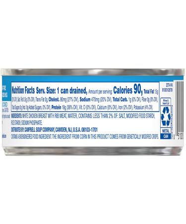 Swanson Premium White Chunk Chicken Breast 4.5 oz. Can (Pack of 24) - Buy Online on GoSupps.com