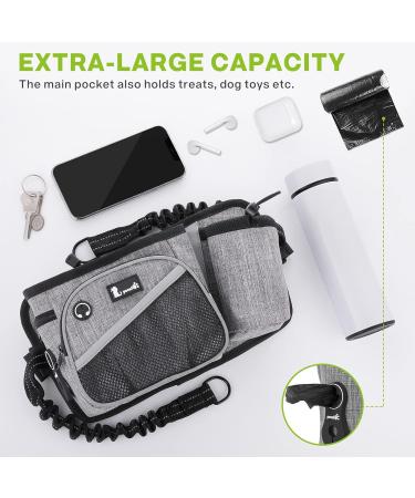 Premium Jogging Leash for Dogs - Elastic Buffer & Reflective Design for Hands-Free Running | Ideal for Medium & Large Breeds | Up to 110kg Capacity - Buy Online on GoSupps.com