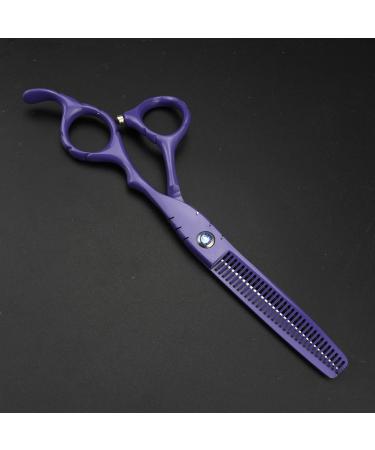 Japan 440C Stainless Steel 6.0 Inch Violet Sharp Cutting Scissors Blue Diamond High-end Barber Scissors Flat Scissors Thin Scissors Hairdressing Tools Salon Supplies (set) - Buy Online on GoSupps.com