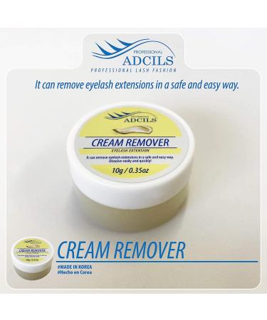 ADCILS PROFESSIONAL Eyelash Extension Cream Remover 10g - Lash Glue Adhesive Gel Removal - Buy Online on GoSupps.com