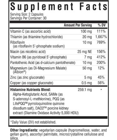 Seeking Health Histamine Block Plus - 60 Capsules for Allergy Relief & Support - Buy Online on GoSupps.com