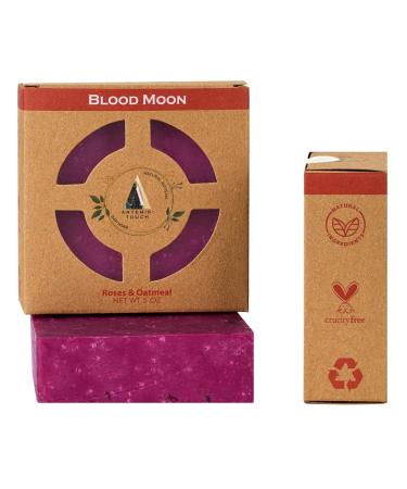 Artemis Touch Natural Artisan Bar Soap Cold Pressed 5 oz - Blood Moon (Roses & Oatmeal)