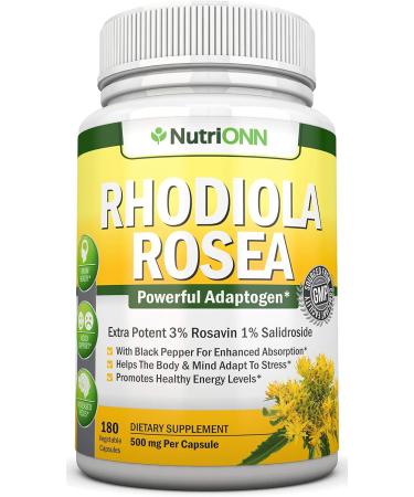 NutriONN Black Seed Oil Softgels & Rhodiola Rosea Capsules - Targeted Vitality and Immunity Boost - Buy Online on GoSupps.com