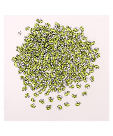 RT 10g/Lot Little Bee Slices Sprinkles for Slime Supplies Toy Polymer Clay Charms Accessories Addition for Fluffy Clear Slime Y420 (Color : F-17 (10g))
