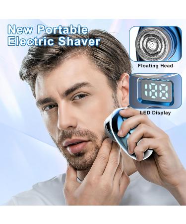 OneNine Mini Shaver Portable Electric Shaver with LED Display Electric Razor for Men USB Rechargeable Waterproof Portable Shavers Easy One-Button Wet and Dry Use Suitable for Home Car Travel - Buy Online on GoSupps.com