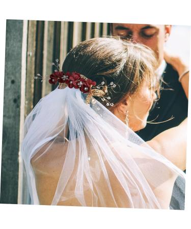 minkissy 6 Sets Bridal Headwear Bridesmaid Hair Comb Hair Combs for Women Wedding Hair Accessories for Brides Bridal Comb Wedding Hair Rhinestones Clip Pearls Hair Clips Hair Piece Korean - Buy Online on GoSupps.com