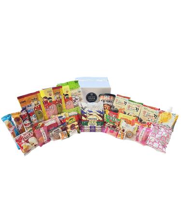 Korean and Japanese Snack Box (45 Count) - Assorted Chips, Cookies, and Treats for Kids, Students, and Adults - Perfect Gift Idea - Buy Online on GoSupps.com