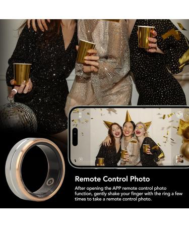 Dadea Smart Ring Waterproof Ceramic & Stainless Steel Fitness Ring for Sleep Tracking | Comfortable Durable and Stylish Health Ring - Buy Online on GoSupps.com