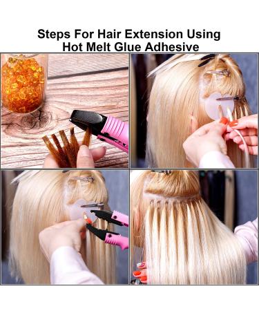 100g Hair Extension Keratin Glue Pellets - Clear Hot Fusion Extensions Tool for Nail Design - Buy Online on GoSupps.com