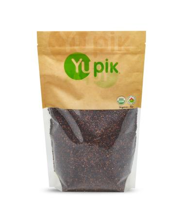 Yupik Organic Black Quinoa 1 kg 6 Count Non-GMO Gluten-Free Kosher Raw Unsalted Oil-Free Plant-Based Protein Source of Fiber & Iron Great Replacement for Rice & Pasta 6 kg
