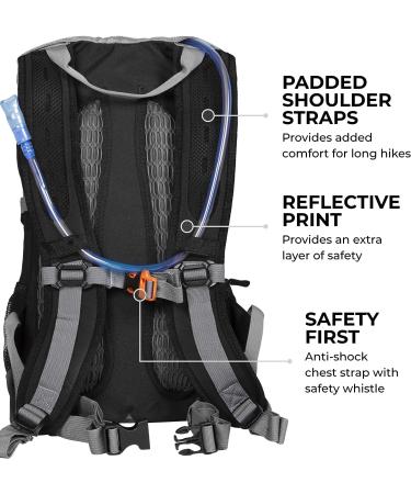 TETON Sports Oasis 18L Hydration Pack + Free 2L Water Bladder | Ideal for Hiking, Running, Cycling & Commuting - Buy Online on GoSupps.com