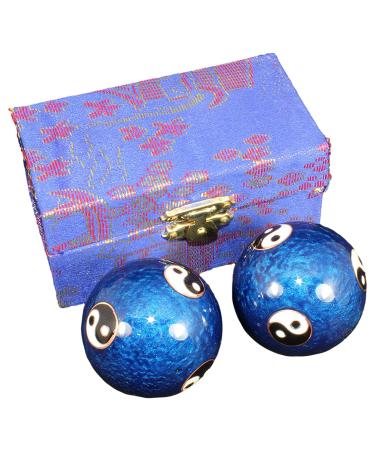 auons Baoding Balls Chinese Health Balls Meditation Ball with Ring Chime Exercise Ball Stress Relief Hand Massage Balls