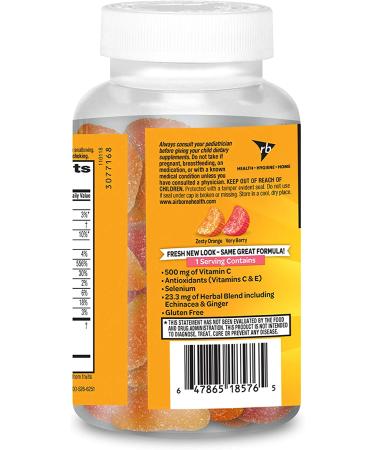 AirBorne Kids Vitamin C Gummies - 42 Assorted Fruit Flavors for Ages 4+ - Buy Online on GoSupps.com