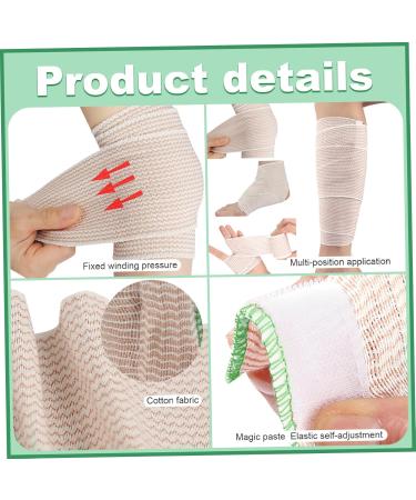 6 Rolls Elastic Bandage Wrap - 6 x 15ft Breathable Compression Wraps for Legs Arms & Hands - Washable & Self-Closure - Buy Online on GoSupps.com