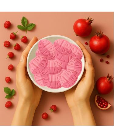 Bubs Foam Soft & Chewy Swedish Candy - Wild Strawberry Pomegranate - 16 Ounce - Gluten and Gelatin Free - Buy Online on GoSupps.com