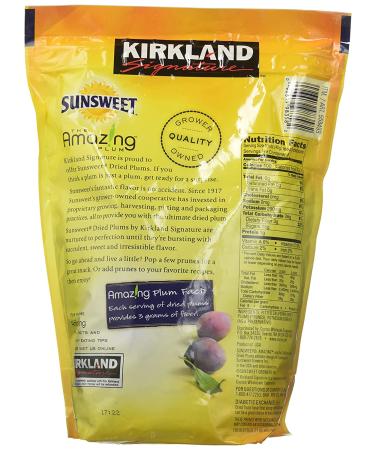 Kirkland Signature SUNSWEET Dried Plums (7 lb) - Premium Quality Snack for Health and Wellness - Buy Online on GoSupps.com