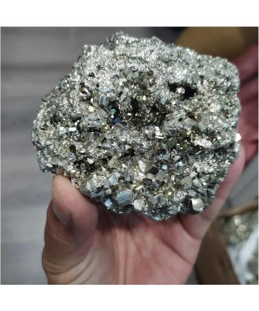 Natural Copper Pyrite Specimen Chalcopyrite Crystal Rock Stones Original Specimen Cluster Collection Stone Decoration Crystal Cluster (Size : 500-550g) - Buy Online on GoSupps.com