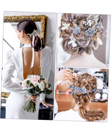 Angoily 4 Sets Bridal Headwear Hair Clips for Wedding Rhinestone Hair Comb Vintage Hair Accessories Hair Accessories for Women Hair Combs for Women Tiaras Side Combs Clothing Bride Pearl - Buy Online on GoSupps.com