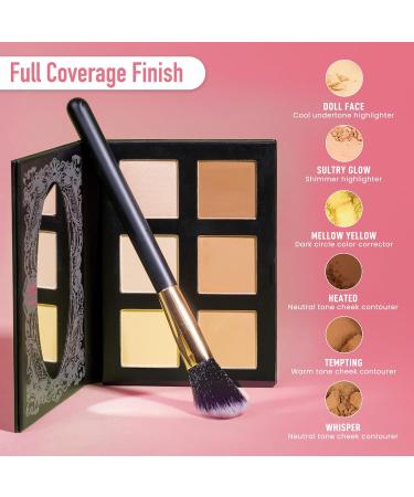 Frankie Rose Pro Contour Palette - Long-Wearing Matte Highlights & Contours for All Skin Types - International Shipping Available - Buy Online on GoSupps.com