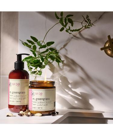 m. greengrass Hydrating Hand & Body Butter - Shea Butter Infused Cream for Dry Skin - 8 oz - Cardamom Lavender Lemon - Buy Online on GoSupps.com