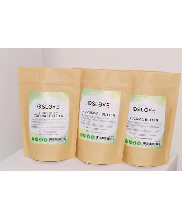 Cupuacu Murumuru Tucuma Butter Set | Oslove Organics | 8oz | Authentic Amazon Rainforest Butters - International Shipping Available - Buy Online on GoSupps.com