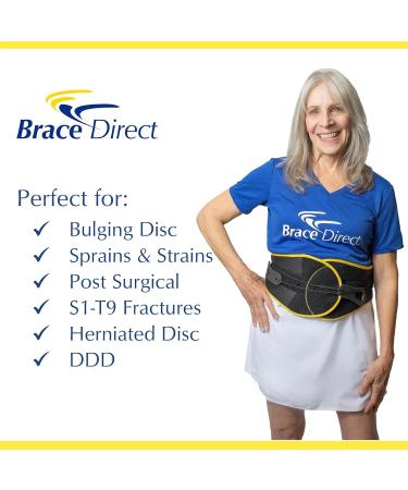 VertebrAlign LSO II Lumbar Back Brace Pain Relief for Herniated Bulging Discs & Lower Back Pain | Universal Support for Spinal Stenosis & Sprains - Buy Online on GoSupps.com