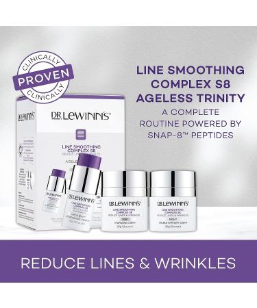 Dr. LeWinn's Line Smoothing Complex S8 Ageless Trinity Kit - Reduce Lines & Wrinkles, Comprehensive Anti-Aging Treatment - 3 Piece Set - Buy Online on GoSupps.com