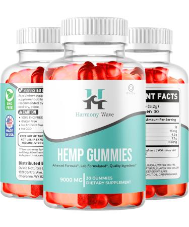 OVICIA (2 Pack) Harmony Wave Gummies Official Harmony Wave Gummies Formula Reviews Harmony Wave Gummies 300mg Per Gummy Harmonywave Gummies 60 Gummies for 2 Months - Buy Online on GoSupps.com