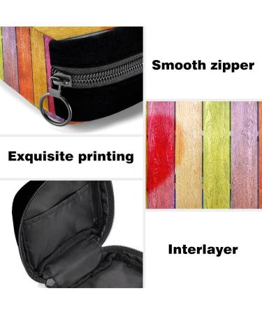 GIAPB Period Bag & Makeup Pouch on Colorful Wooden Planks Background - Color4741 - Buy Online on GoSupps.com
