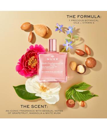 Nuxe Huile Prodigieuse Floral Shimmering Multi Purpose Dry Oil for Face Body. Luxurious Radiant Glow and Hydration 1.6 Fl Oz - Buy Online on GoSupps.com