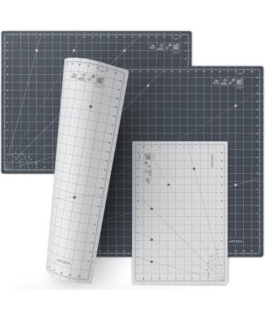 Arteza 24x36 Cutting Mat with Grid & Non-Slip Surface for Fabric, Paper, Vinyl - Self-Healing Mat for Quilting, Sewing, Scrapbooking - Buy Online on GoSupps.com