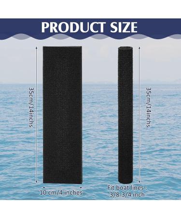 Removable Dock Line Chafe Guard - 14 Inches Length - Black Rope Chafe Guard for Boat - Buy Online on GoSupps.com