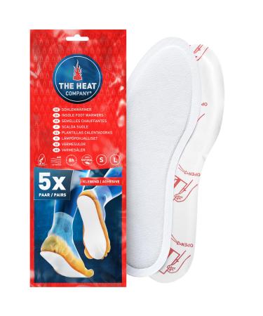 The Heat Company Solen warmers adhesive - 5 or 30 pairs - extra warm - heat sole - foot warmer - 8 hours of warm feet - immediately ready for use - air -activated - purge - Large small small |36-40 5 pairs - Buy Online on GoSupps.com