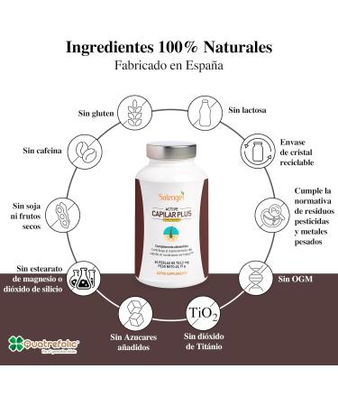  Salengei ACTIVE CAPILAR PLUS - For hair care | Vitamin D zinc and selenium | 60 pearls | With Natursyn oil extracts contains Serenoa Repens extract biotin and other vitamins - Buy Online on GoSupps.com