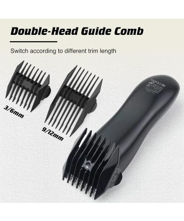 Vikicon Intimate Razor for Men - IPX7 Waterproof Body Hair Trimmer with Anti-Cut Ceramic Blade & Charging Station | Buy Internationally - Buy Online on GoSupps.com