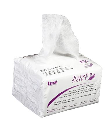 itex Supersoft (The Original) 900 soap-free baby wipes dry made of viscose & PES very soft