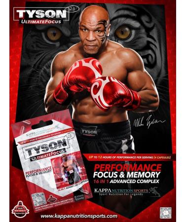 UltimateFocus: Mike Tyson's Performance Focus & Memory Booster for Enhanced Cognitive Power | International Shipping Available - Buy Online on GoSupps.com