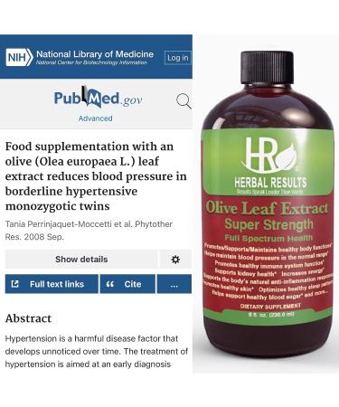Super Strength Olive Leaf Extract Liquid - 8oz Herbal Supplement for Immune Support & Health Remedies - Buy Online on GoSupps.com